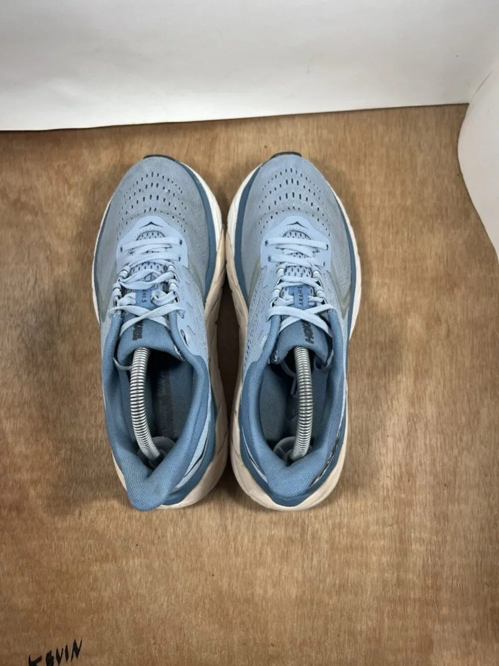 HOKA One One Shoes Womens Size 10 B Blue Arahi 5 Running Athletic 1115012 BFPB